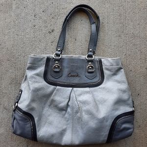 Coach Grey Leather Purse E1261-F17096